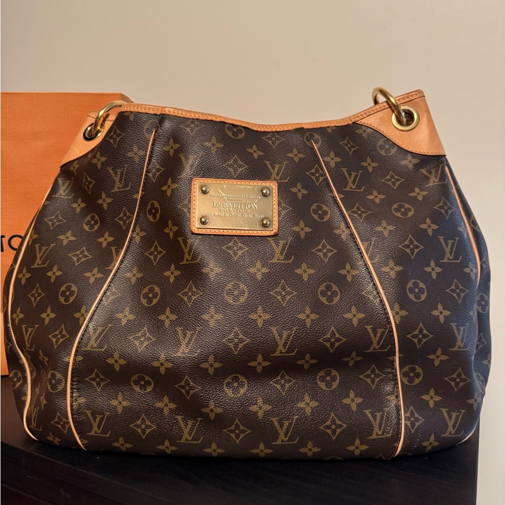 Louis Vuitton Galleria GM Dark Monogram Shoulder Bag